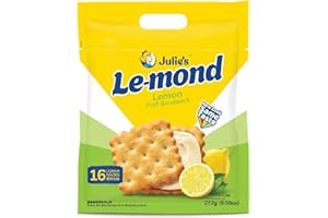 Julie's Le-mond Lemon Flavoured Cream Puff Sandwich 16 Convi-Pack (628MART)