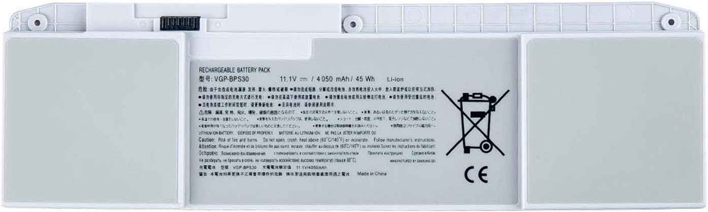 VGP-BPS30 Laptop Battery Replacement for Sony Vaio SVT-13 SVT-11 T13 T11 VT13117ECS Series(11.1V 45Wh)