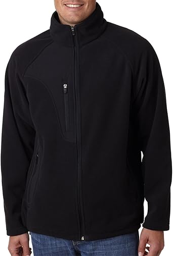 mens full zip micro fleece