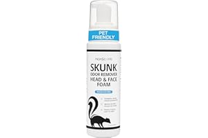 NonScents Skunk Odor Remover Head & Face Foam – Easily Eliminate Skunk Odor from Pets, Carpets, Clothing, Ready-to-Use for Dogs, Cats, Home, Carpet, Car, Clothes - Fragrance Free Freshener