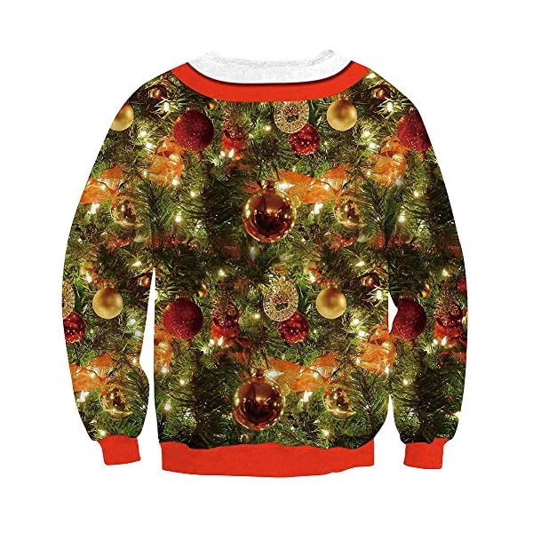 Arvilhill Men's Ugly Christmas 3D Printed Graphic Long Sleeve Sweatshirts - Image 4