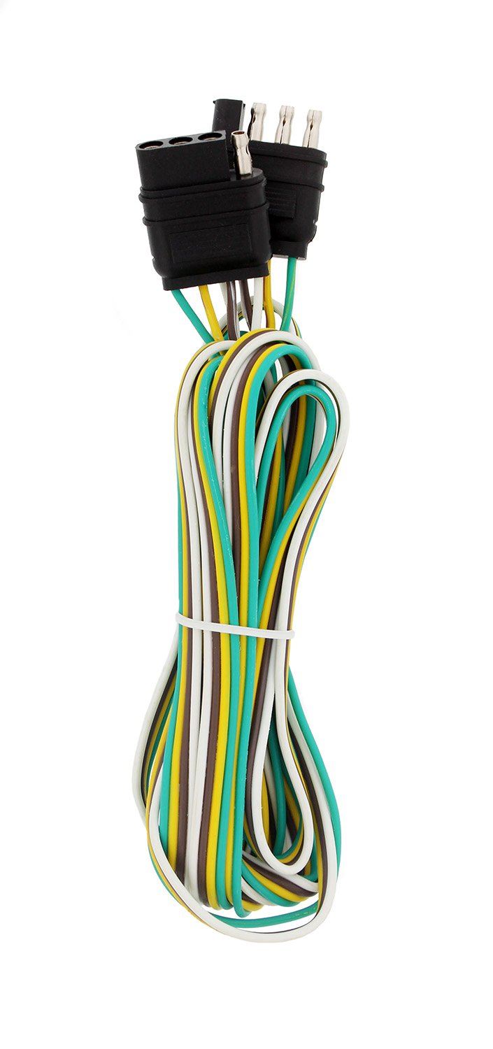 Buy ABN Trailer Wire Extension, 10ft, 4Way 4Pin Plug Flat 20 Gauge Hitch Light Trailer