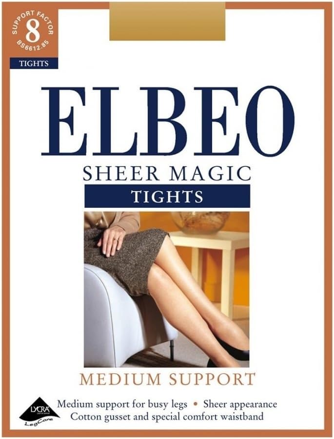 Elbeo Women Sheer Magic Factor 8 Medium Support Tights