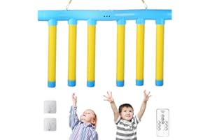 NOZUONODEI Reflex Challenge Game, Drop Sticks Game,Catch The Stick Reflex Game, Hand Eye Coordination Training, Reaction Training Toy, Hand Eye Coordination Reaction Training Toy for Kids and Adults (yellow)