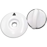 Supplying Demand WH01X10310 WH11X10049 Clothes Washer Control Knob &amp; Timer Dial Plate Replacement Kit