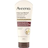 Aveeno Intense Relief Overnight Cream - Shea Butter, Colloidal Oat - Dry Skin Lotion- Fragrance Free, 208 mL