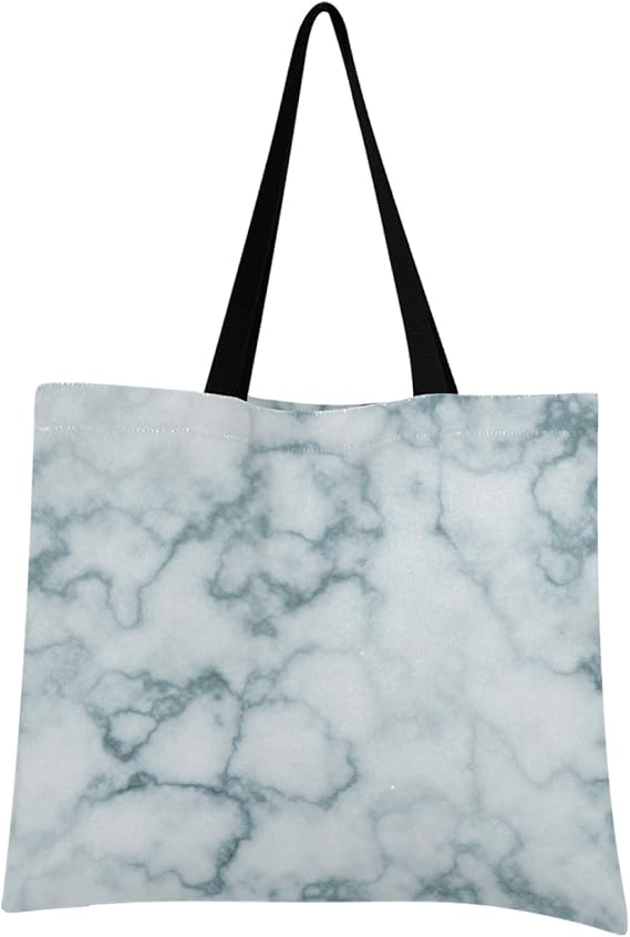 Arañazos De Piedra Mármol Texturizado Bolsa Compra Reutilizables