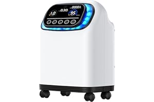BSMOON Oxygen Concentrator Machine,1-9L Adjustable Oxygen Concentrator,Low Noise Portable Oxygen Generator,Oxygen Concentrator for Home Use