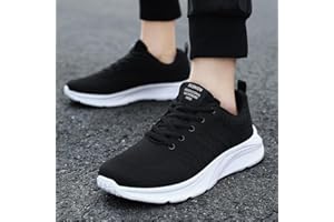 Men's Casual Sports Shoes, Lightweight, Shock-Absorbing, Breathable, Mesh Walking Shoes