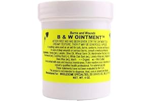 ITHARION Konvalia Naturals B&W Ointment - Burn and Wound Ointment - Amish Made Burn Salve - 100% Natural Burn Cream (New Label) - 4 oz