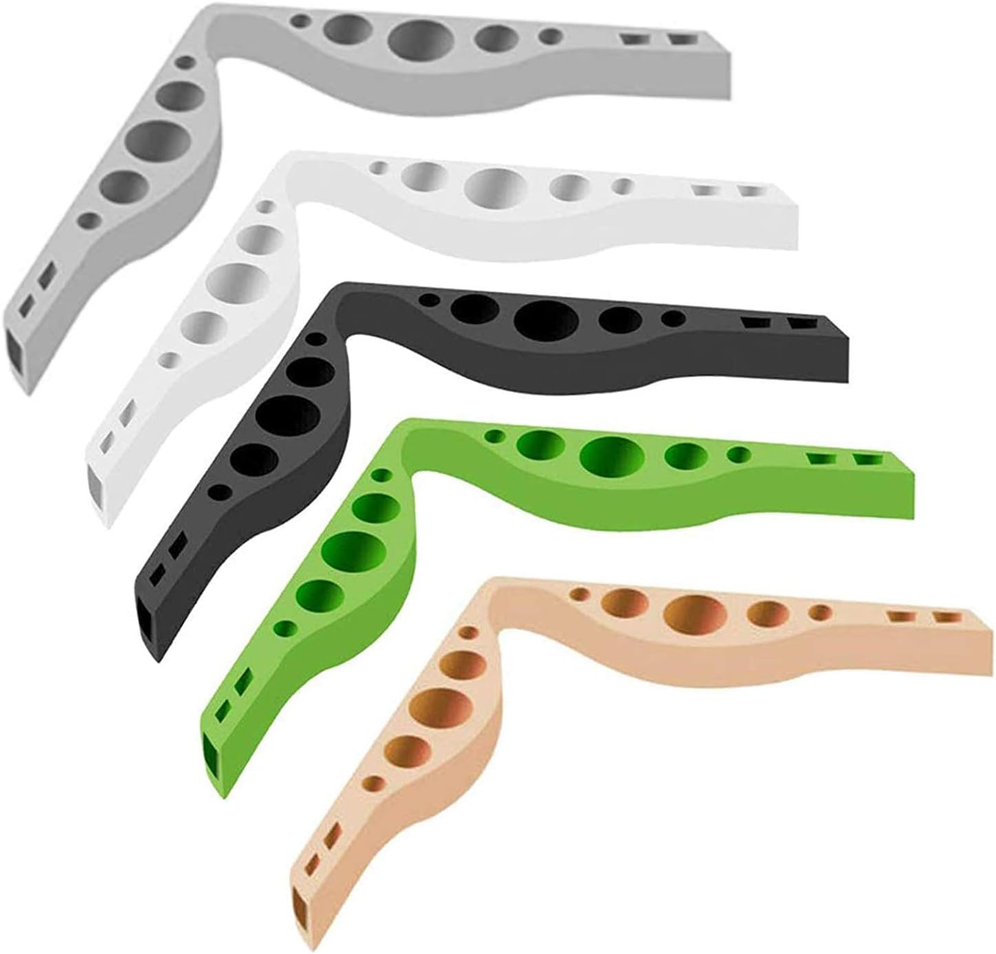 Puente Nasal Silicona Para Mascarillas Rpanle 5 Piezas Puente Nasal Antivaho, Puente Nasal de Silicona