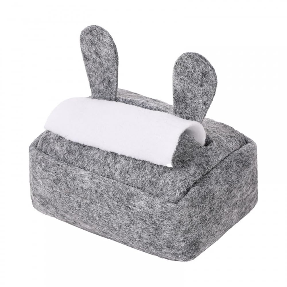 DONGKER Dog Tissue Box Toy, Plush Pet Paper Towel Chew Toys Puppy Sniffing Toy for Dogs Cats Small Animal