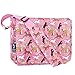 Wildkin Kids Messenger Bag – 600 Denier Polyester Durable and Lightweight for School & Travel - Horses in Pink