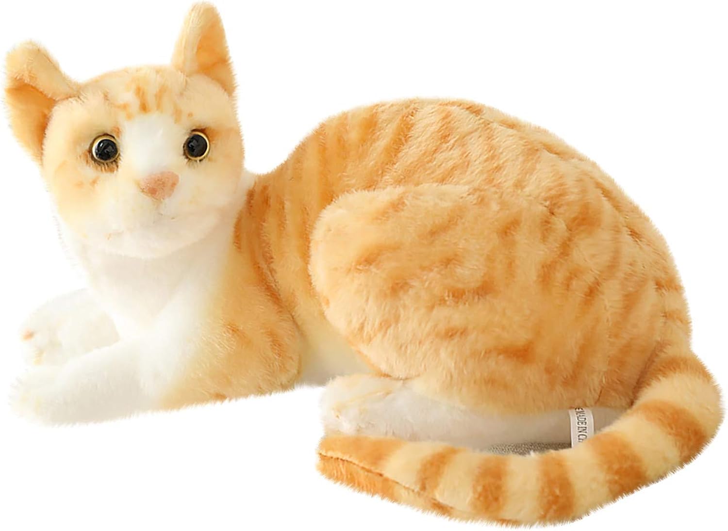 Simulation Cat Plush Toy Soft Stuffed Kitten Sleep Soothing Animal Doll