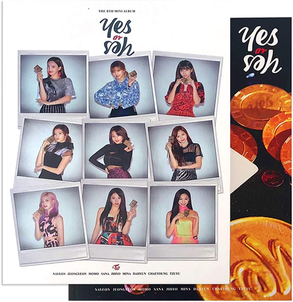 Twice 6th Mini Album Yes Or Yes B Ver Cd Photobook Photocards Yes Or Yes Card Free Gift Amazon Co Uk Music