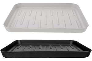 GALPADA 2pcs Plastic Boot Tray Shoe Organizer Small Non-Slip Entryway Storage Mat for Wet Shoes and Mud