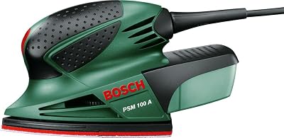 Bosch PSM 100 A Multi Sander 100W Electric with Case and 3 Sanding Sheets