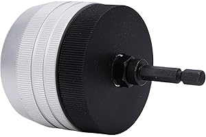 Wisoqu Pipe Reamer Clamp Holder, Aluminum Alloy and Alloy Steel Pipe Deburring Chamfer Tool Adapter for 5/16in to 2 1/8in Pip