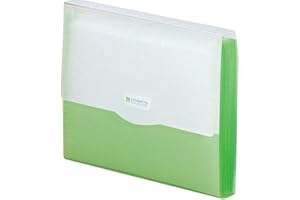 Lihit Lab G5610-6 Document File, A4, Yellow Green