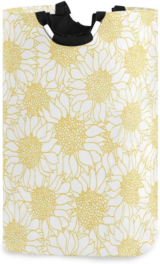 N\A Cestas de Almacenamiento de Girasoles - Organizador Grande Plegable