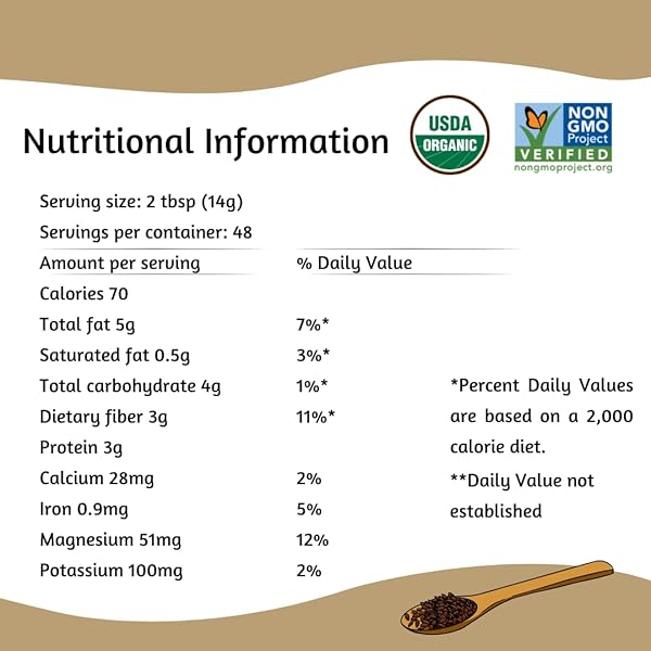 SPECTRUM ESSENTIALS ORGANIC GROUND FLAXSEED, GLUTEN FREE, 24 OZ