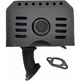 YAMAKATO GX160 GX200 Muffler Exhaust Silencer Assembly 18310-ZF1-000 for Honda and Clone GX120 159cc 196cc 212cc 5.5HP 6.5HP 