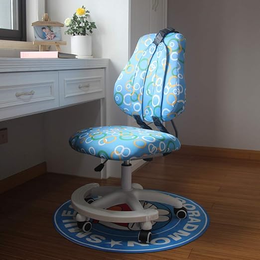 Corrective Children Study Desk Chair with Foot Rest, Adjustable Mid
