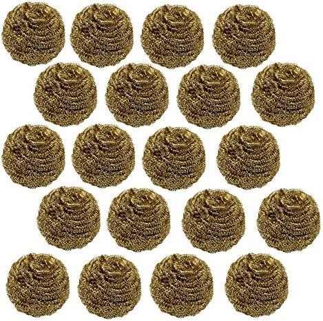 Brass Soldering Iron Tip Cleaner Refill - 20 Pack: Keep Your Tips Clean with Non-Toxic Brass Material - Suitable for Copper Nickel & Chrome Tips - Efficient Cleaning Process for DIY Projects