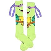 Bioworld Teenage Mutant Ninja Turtles Character Mask Knee High Socks