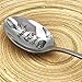 YROVWENQ Peanut Butter Spoon Gift for Boy or Girl - Stainless Steel, Black, 19.5cm, 1pc