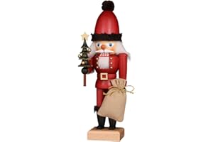 German Christmas Nutcracker Santa Claus - 30,0 cm / 12 inches - Authentic German Erzgebirge Nutcrackers - Christian Ulbricht