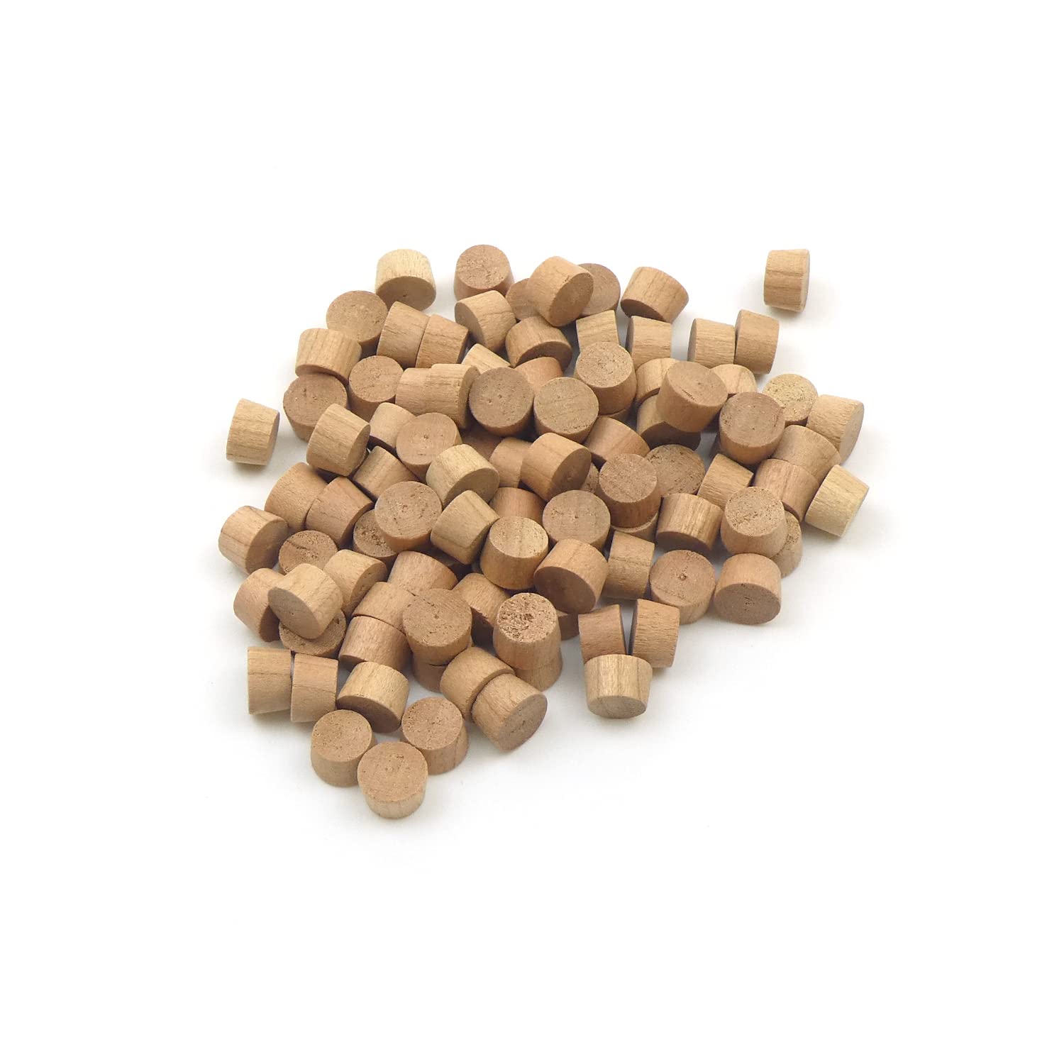 10mm Cherry Flat Head End Grain Plug - Pack of 100