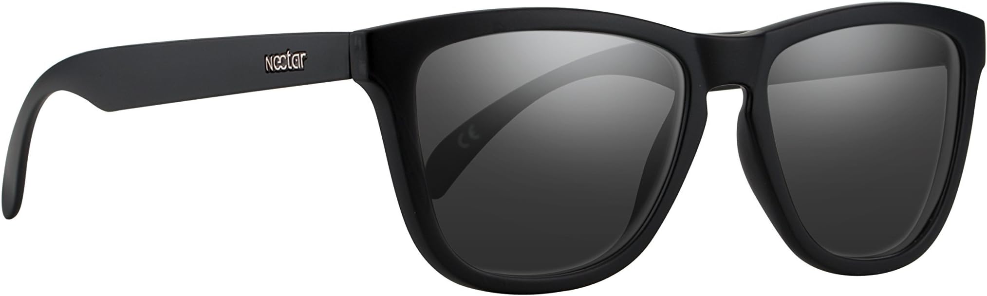 NECTAR Black Polarized Sunglasses for Men and Women | Flex Frames | 100% UV Protection - The Crux