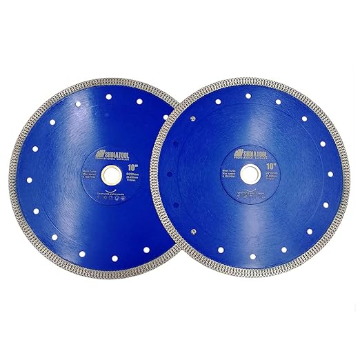 SHDIATOOL Disco Tronzador de Diamante 125mm con X Malla Turbo Hoja de