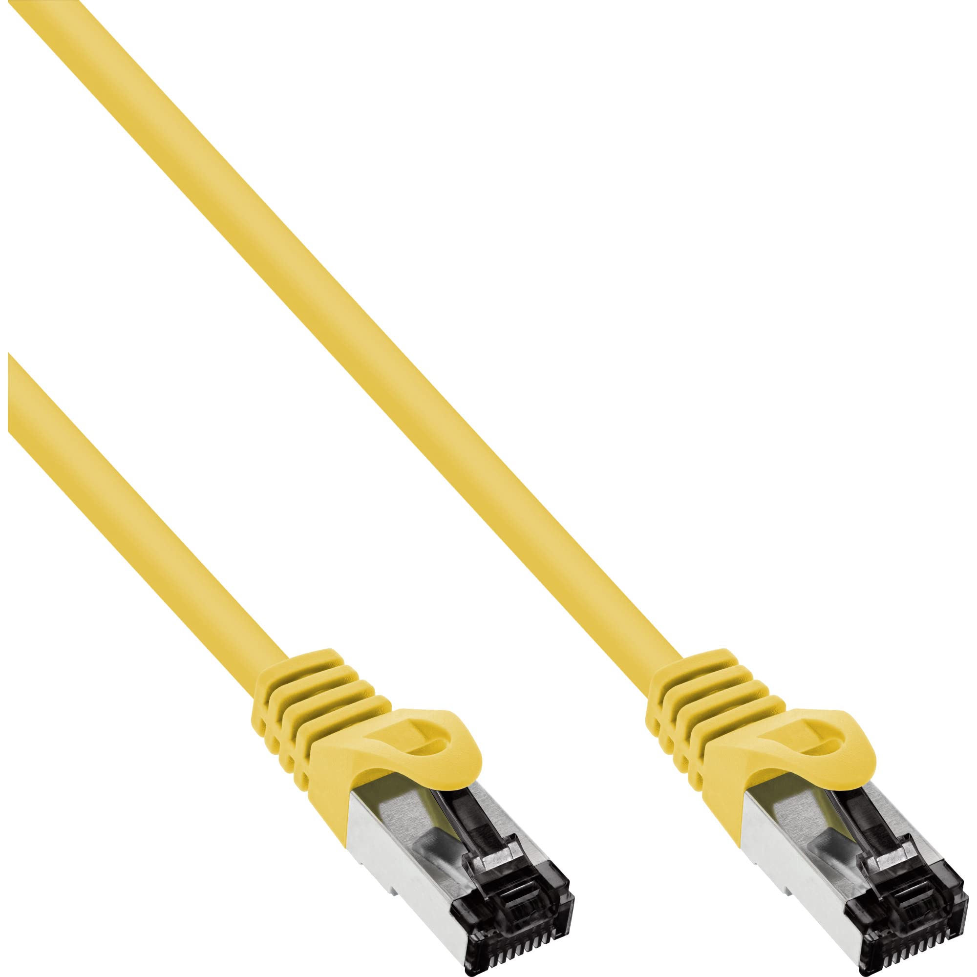 InLine® Patch Cable S/FTP (PiMf) Cat.8.1 2000 MHz Halogen- Copper Yellow 15 m