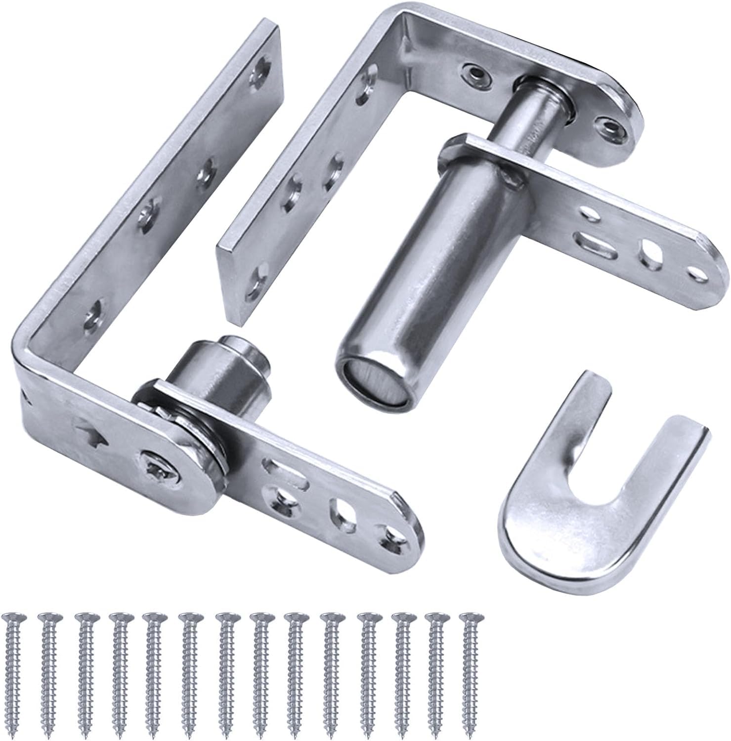 Thickness 304 Stainless Steel Self Closing Cafe Swinging Saloon Door Hinges Hardware Gravity Hinges