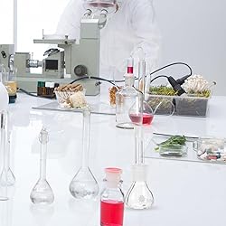 HEALLILY Pycnometer Glass Laboratory Glass