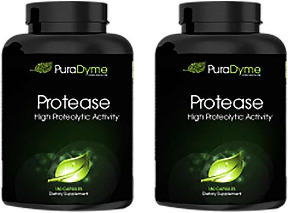 PuraDyme -Protease |180 Capsules, 2 Pack