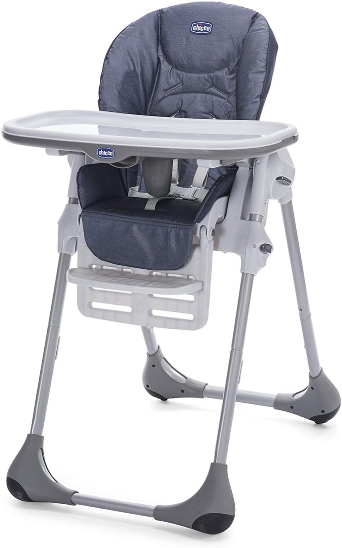 Chicco Polly High Chair Easy Denim Amazon.co.uk Baby
