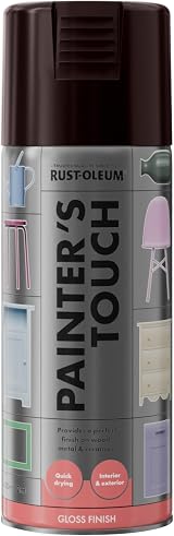 Rust-Oleum Painter's Touch 400ml Chestnut Gloss Spray Paint Aerosol view 6