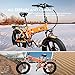 ENGWE Electric Mountain Bicycle 500W 20″ Fat Tire Electric Folding Beach Snow Bike for Adults, Aluminum Electric Scooter 7 Speed Gear E-Bike with Removable 48V12.5A Lithium Battery (Orange)thumb 4