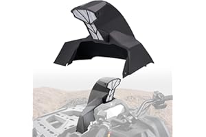 A & UTV PRO Snorkel Kit Horn for Can Am Outlander 570 850 1000 XMR 2013-2024, Raised Hood Vent Intake Air Relocation Extension Accessories, Replace OEM # 715002518, Black, 1PC