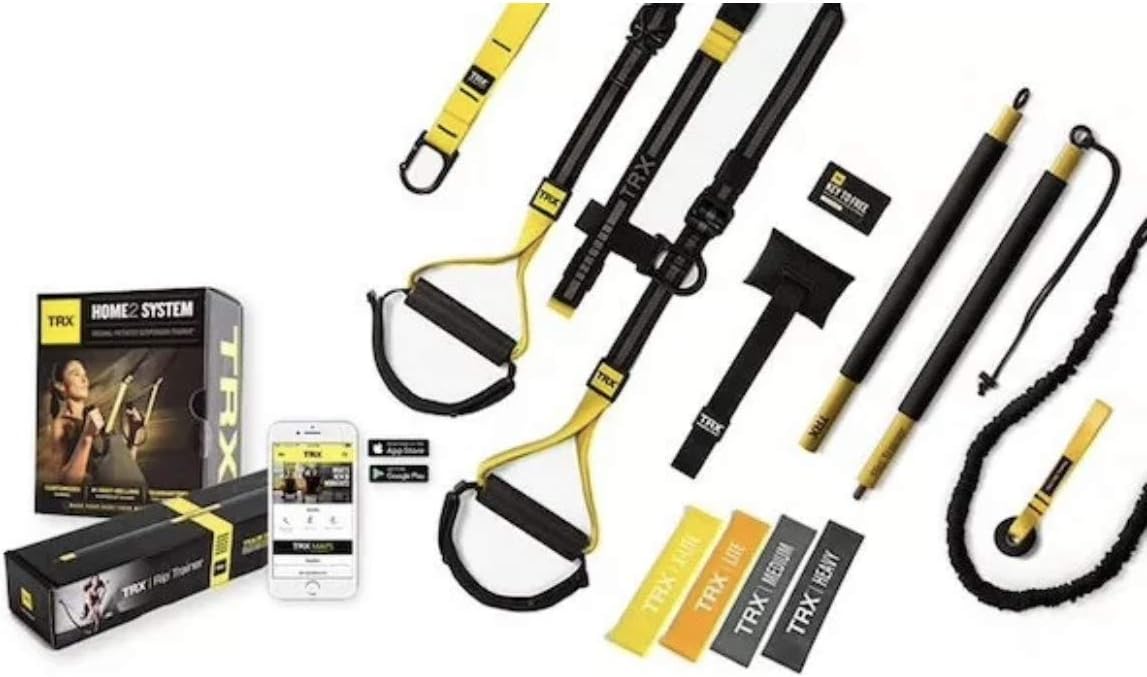 T R X Ultimate TRX Training Bundle Includes TRX HOME2 System,TRX Rip