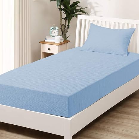 Amazon ボックスシーツ 接触冷感 夏用 セミダブル ひんやり ベッドシーツ マットレスカバー ベッドカバー 涼感 冷感 暑さ対策 洗える ライトブルー セミダブル 1 0 30cm 寝具カバー シーツ オンライン通販