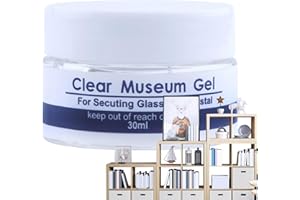 Clear Museum Gel, Artifacts Museum Exhibits Gel, Removable Reusable Clear No Residues Exhibits Putty Prevent Falling for Cera