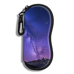 Hion Eyeglass Case Sunglasses Soft Pouch with Belt