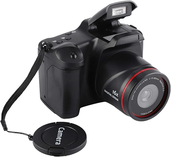 GUSTAR Digital Camera 16X Digital Zoom Coms Sensors2 4 Inch Lcd Screen 720P 16MpWith Folding Fill LightSupports External Memory Cards Up To 32G Battery Powered