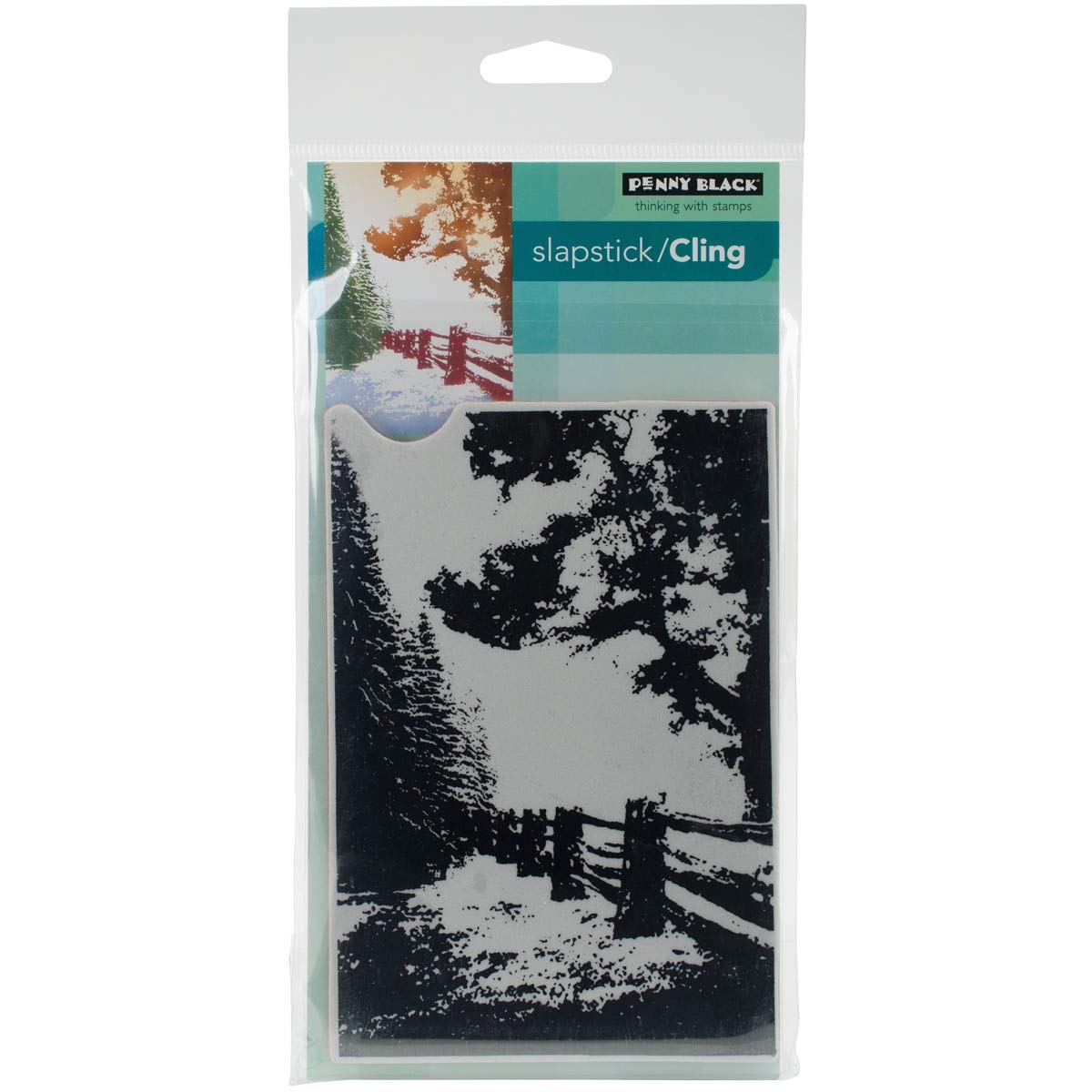Penny Black Penny Black Cling Stamp 5-inch x 7-inch Hidden Lane, Acrylic, Multicolour