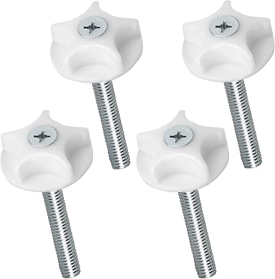 IRYNA 4Pcs Headboard Bolts M8 Fixings Screws Washers Divan Bed
