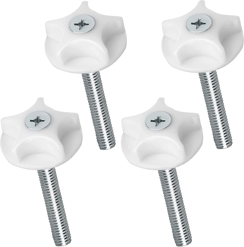 IRYNA 4Pcs Headboard Bolts M8 Fixings Screws Washers Divan Bed